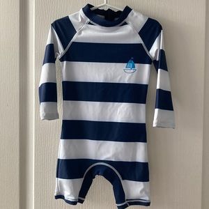Bonverano One Pc UV Protection Swimsuit Sz 18-24 months